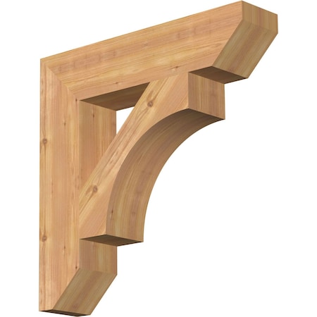 Westlake Slat Smooth Bracket, Western Red Cedar, 5 1/2"W x 26"D x 26"H